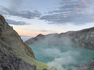 Foggy sky