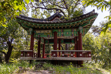 Naklejka premium korean garden in the park