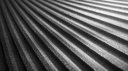 Grooved Surface of a Vinyl Record