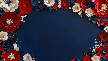Veterans Day style wallpaper dark blue background 20 flower, frame, floral, nature, illustration, vector, poppy, flowers, pattern, plant, border, rose, spring, decoration, summer, leaf, red, card, a