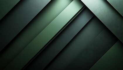 Abstract green layered design with a modern aesthetic.