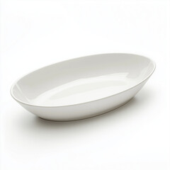 Enhanced Oval Porcelain Baker: Sleek, Glossy, and Glimmering Design