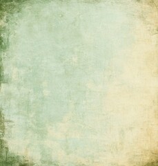 Obraz premium Abstract Green Beige Textured Background, Vintage Grunge Paper Design