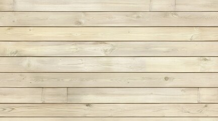 Fototapeta premium Light Beige Horizontal Wood Plank Texture Background