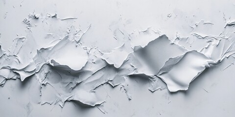 Obraz premium Abstract White Texture Impasto Painting Art