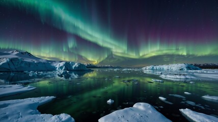 Naklejka premium rainbow over the river