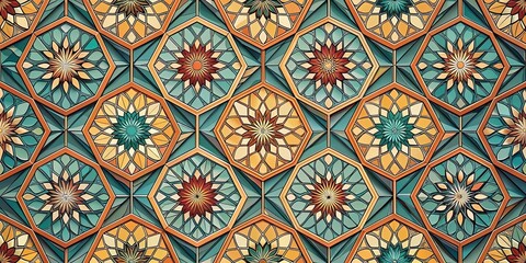 Geometric patterns on a flat surface , geometric patterns, flat surface, abstract shapes