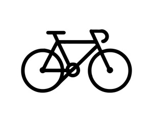 Fototapeta premium Bicycle icon vector logo template.