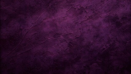 Obraz premium Grunge velvet solid dark aubergine textured background