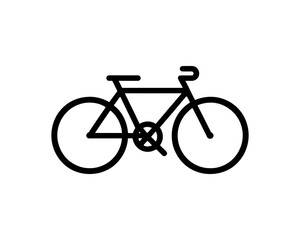 Obraz premium Bicycle icon vector logo template.