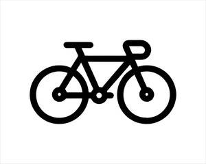 Fototapeta premium bicycle isolated on white