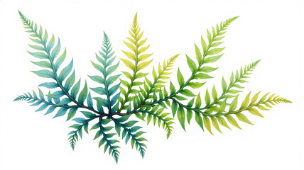 Fototapeta premium leaves isolated on white