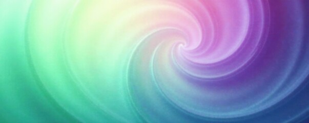 Obraz premium Pastel green and purple gradient background with swirling vortex of swirling colors, gradient, mesmerizing, abstract