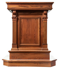 Fototapeta premium PNG Judge podium letterbox audience mailbox.