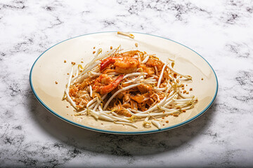 Pad thai - noodle with shrimps