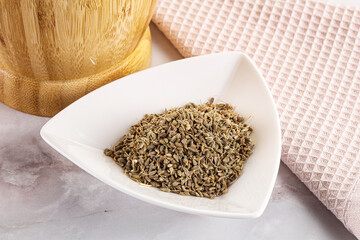 Anise sseds aroma in the bowl