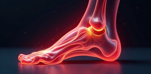 thick fibrous band connecting heel bone and ball of foot, heel pain reduction, Achilles tendon attachment