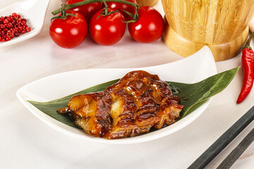 Grilled eel with unagi sauce