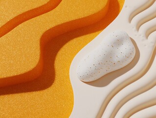 Captivating Fluid Waves of Vibrant Abstract Organic Shapes and Patterns