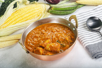 Indian cuisine - Kadai chicken masala