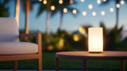 Sweet home, A detailed, photorealistic image of a comfortable patio setting, perfect for outdoor relaxation and design inspiration.