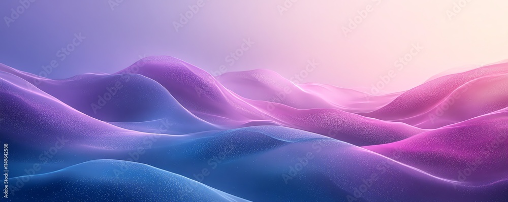 Poster A minimalist design concept background, featuring smooth gradients and soft lighting that creates a calming and balanced atmosphere