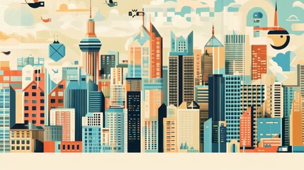Urban startups fuel innovation in the city.