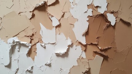 Cracked and Peeling Paint Abstract Background with Neutral Tones