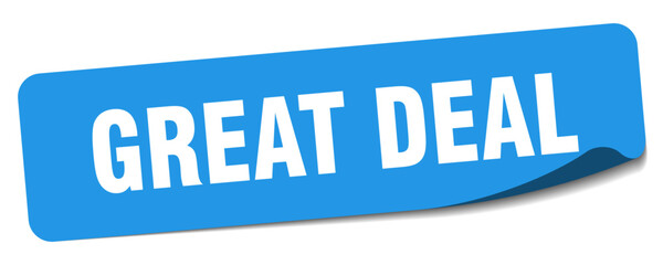 GREAT DEAL sticker