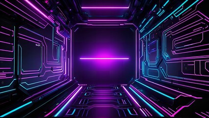Futuristic Cityscapes: One-of-a-Kind Cyberpunk Backgrounds, High Resolution, Basic Version