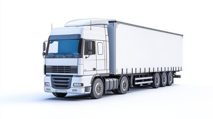 High-Resolution Logistics Truck Concept Design