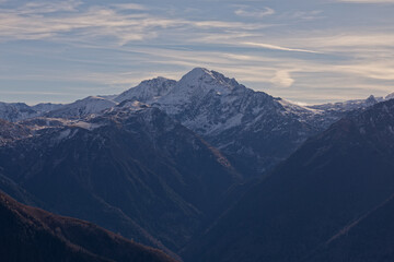 Sommet du Montlude depuis le Tuc de Pan, Pyrénées Ariégoises.