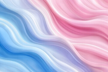 Fototapeta premium A gentle flow of pastel gradient waves, blending soothing colors, perfect for creating elegant and user-friendly designs for apps and products