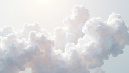 Cloudy white background with subtle smoke details, curling, vague, drifting