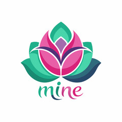 abstract flower logo