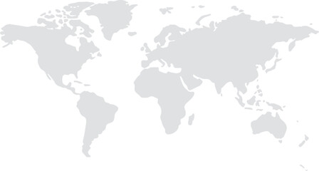 High-Quality World Map Vector Art