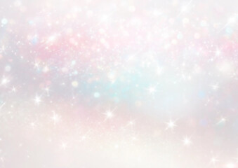 キラキラ輝くパステルカラーの抽象的な背景