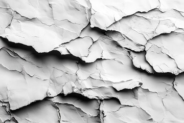 Cracked and Peeling Paint Texture in Black and White