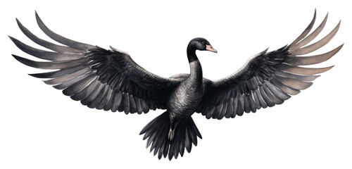 Obraz premium PNG Swan cormorant animal goose.