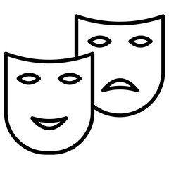 Theater Masks Icon