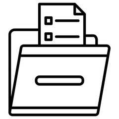 Folder with Files Icon