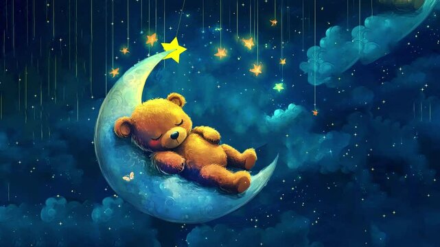 a bear on the moon lullaby