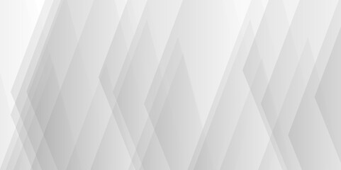 Fototapeta premium White abstract geometric style space background texture vector triangle and square pattern. 