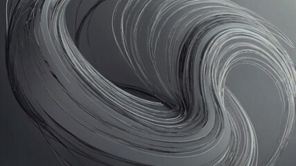 Motion graphics animation of abstract swirl