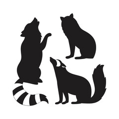 Stylish Collection of Animal Silhouettes – High-Quality Wildlife Vector Bundle