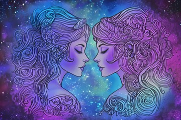 Astrological representation of gemini zodiac sign  symbolism and influence on personal traits