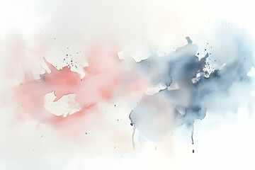 Soft, pastel-toned watercolor splashes creating a gentle, airy texture, perfect for artistic and creative backgrounds