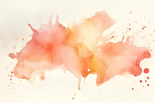 Fototapeta Soft, pastel-toned watercolor splashes creating a gentle, airy texture, perfect for artistic and creative backgrounds