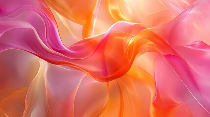Obraz premium Dynamic flowing colors abstract art digital design vibrant environment close-up view fluid concept for creativity