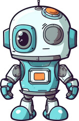 Friendly Robot Sticker